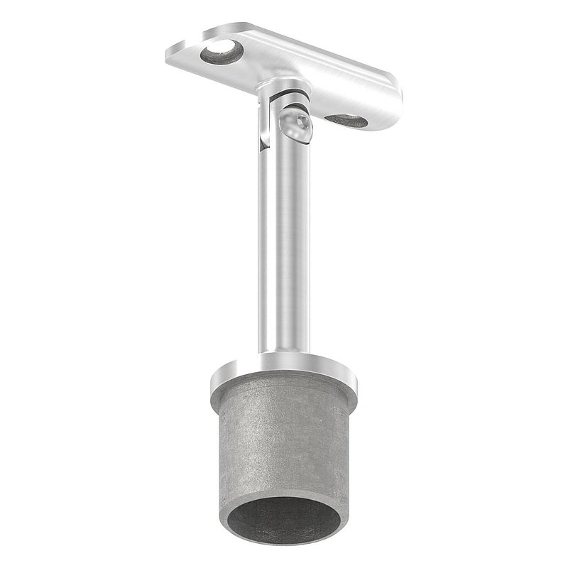 Rohrabschlussstopfen mit Gelenk und Platte, für 33,7x2,0mm, V2A