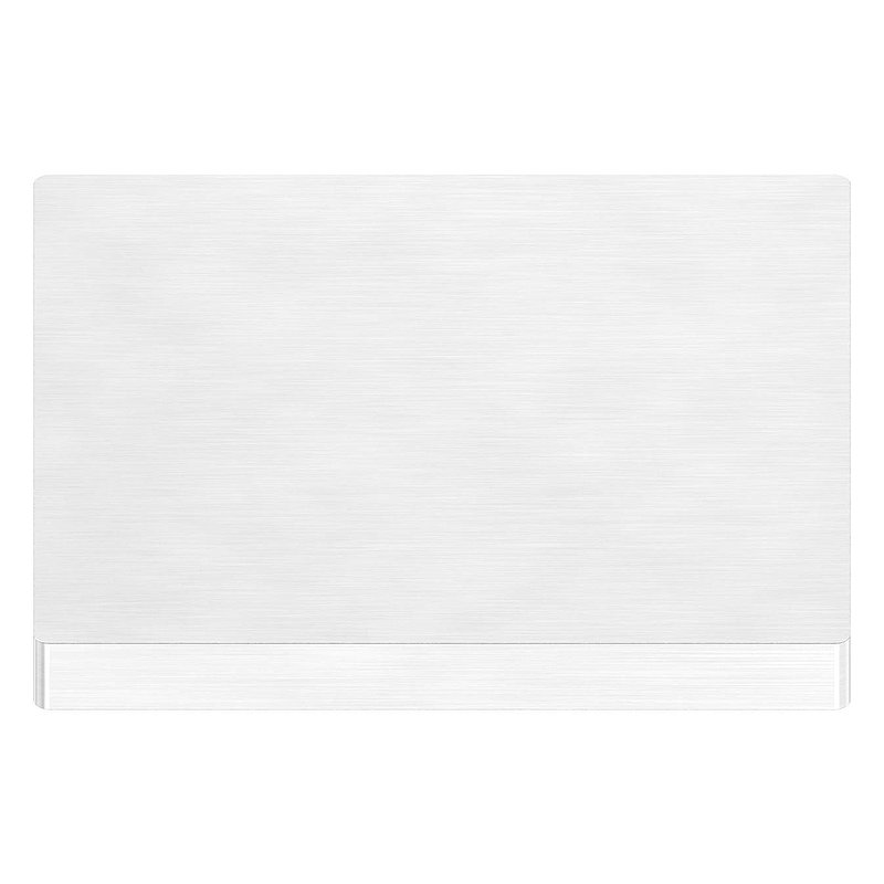 Ankerplatte, 100x100x10mm, mit Längsschliff, V2A