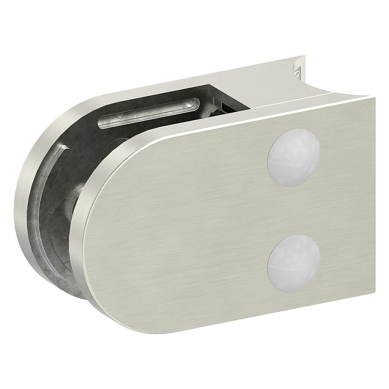 Glasklemme Mod. 38, Anschluss: 33,7mm, VA-Effekt