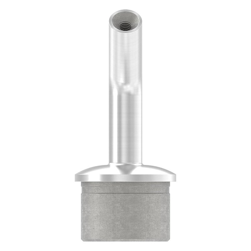 Rohrabschlussstopfen mit Stift 135°, für Rohr 42,4x2,5mm, V2A