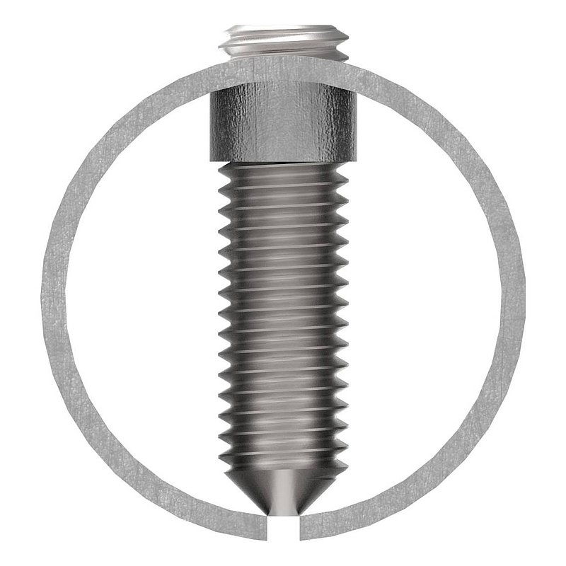Connecting sleeve for tube 33.7x2.0mm, AISI304