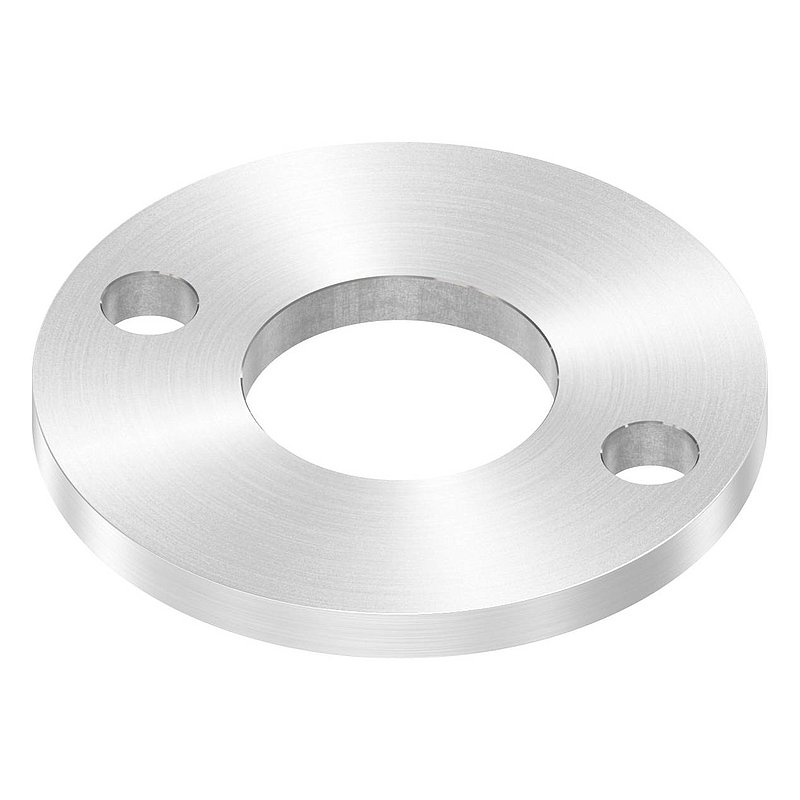 Ankerplatte Ø 100x8mm, mit Rundschliff, V2A