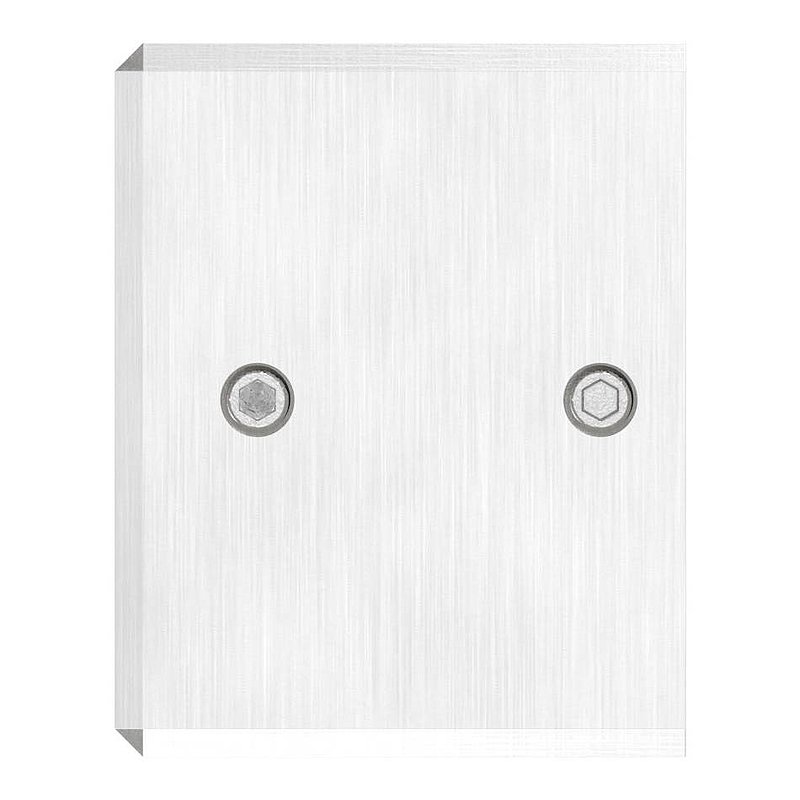 Wandbefestigung für Nutrohr 60x40mm, rechts, V4A