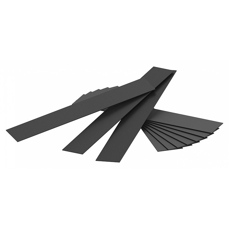 Plaque de caoutchouc 100x17x0,5mm pour eleganza canopy, lot de 10 pièces