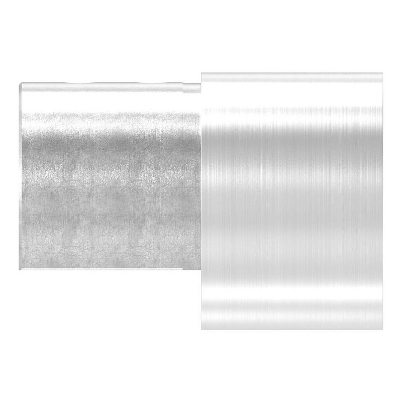 Connector for grooved tube 42.4x1.5mm, AISI316