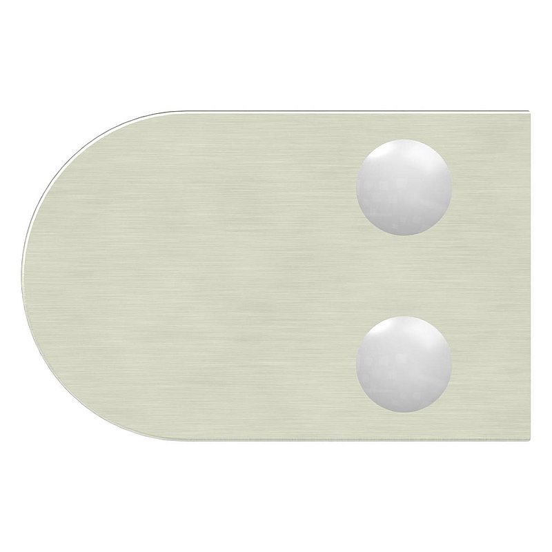 Glasklemme Mod. 38, Anschluss: 42,4mm, VA-Effekt