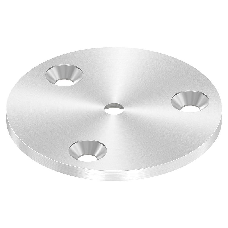 Ronde, Ø 70x4mm, mit Rundschliff, V2A