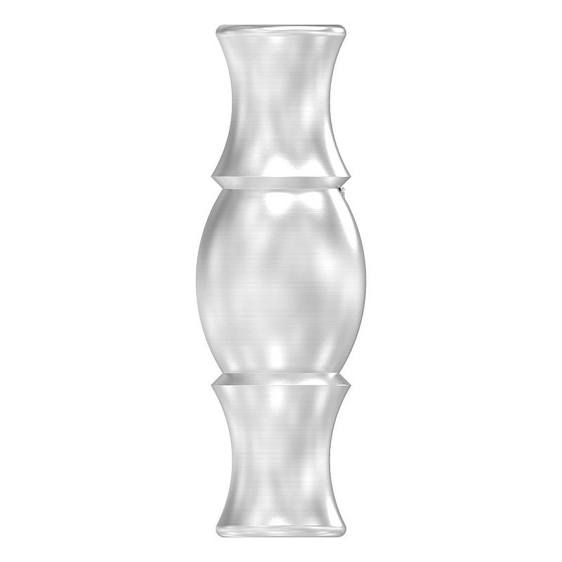 Zierhülse mit Durchgangsbohrung 12,5mm, V2A