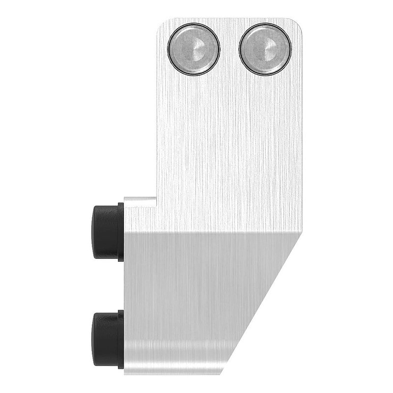 Stopper right for single roller carriages, AISI304