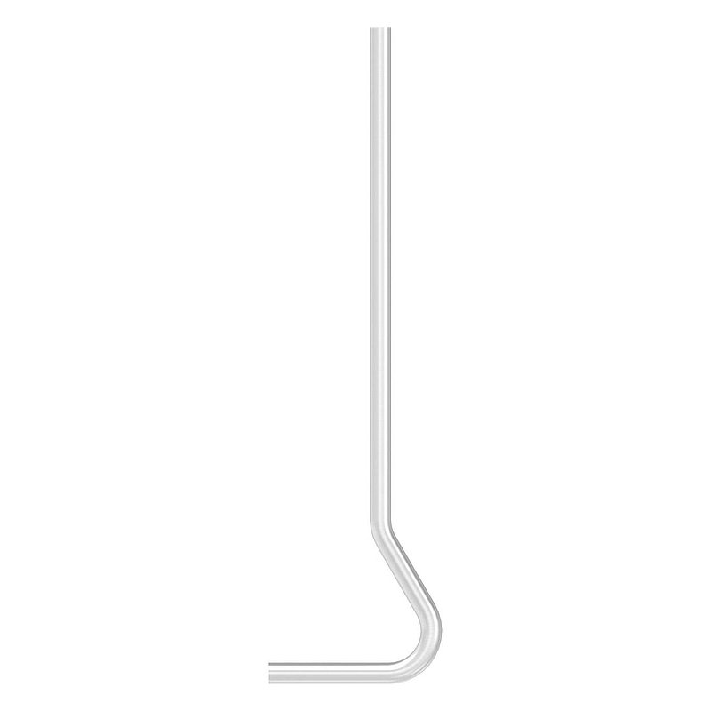 Pfosten gebogen, aus Rohr 42,4mmx2,5mm, V2A