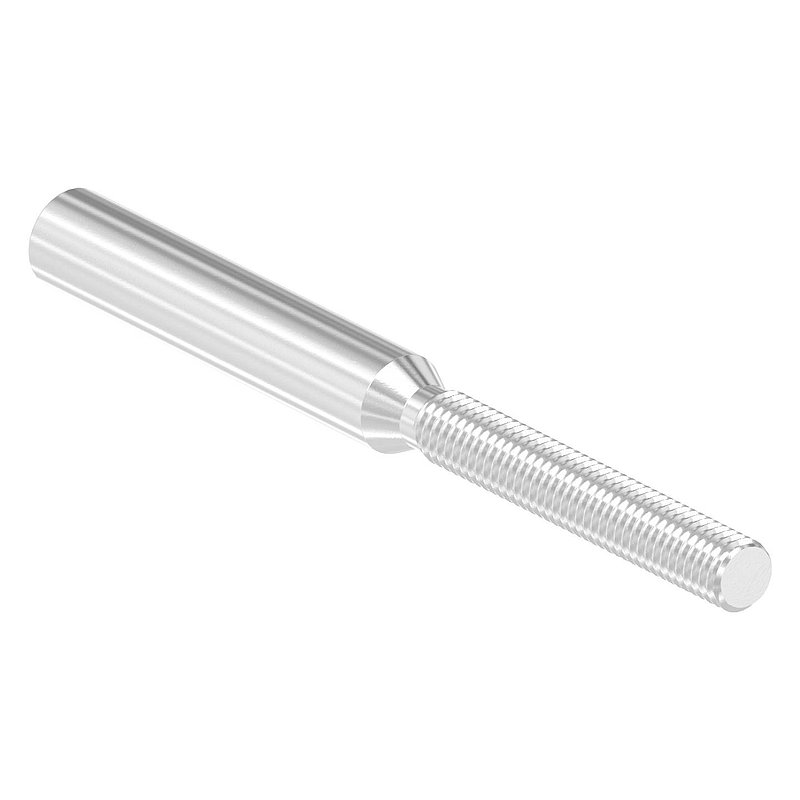 Gewindeterminal für Seil 8mm, V2A