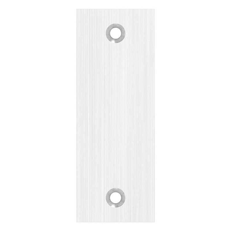 Kurzschild blind, Abmessung: 32x87x6mm, V2A