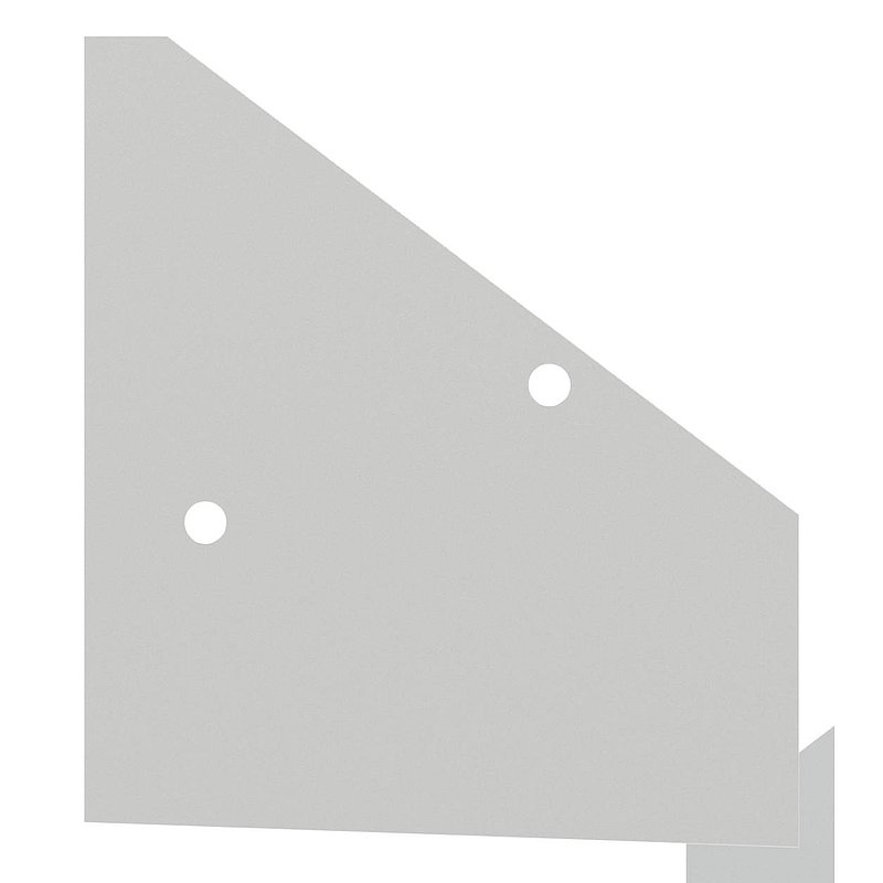 End cap right for eleganza canopy, E4/EV1