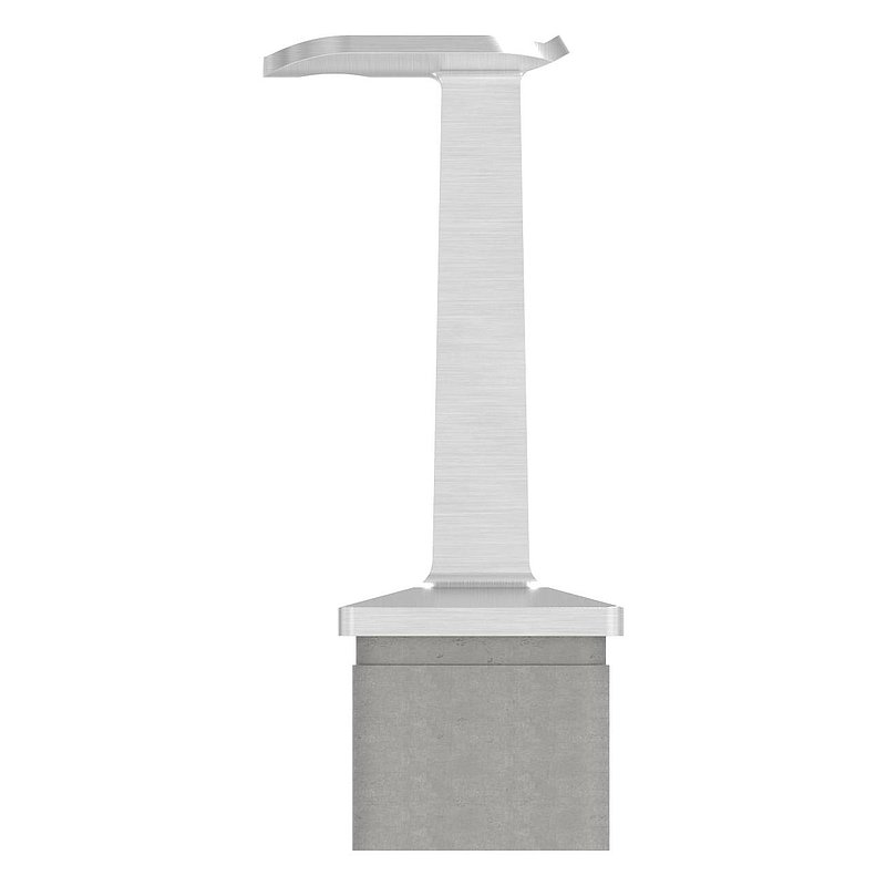 Handlaufhalter für Rohr 40x40mm, V2A