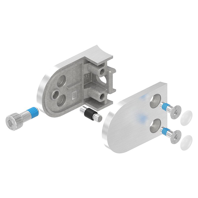 Pince à verre modèle 32, jonction: 60,3mm, V2A