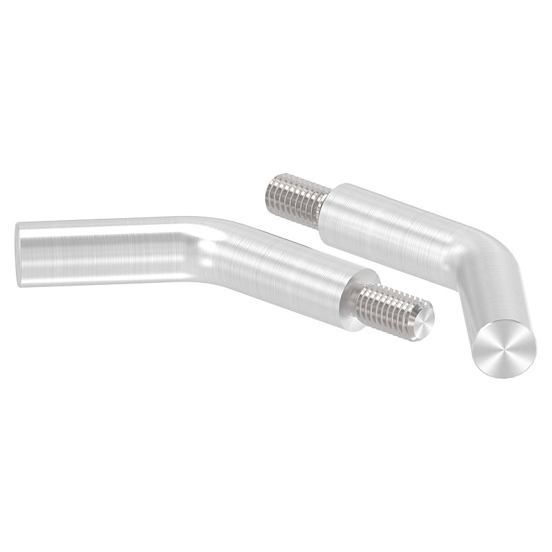 Tige Ø 12mm, L: 60mm, courbée à 135°, V2A