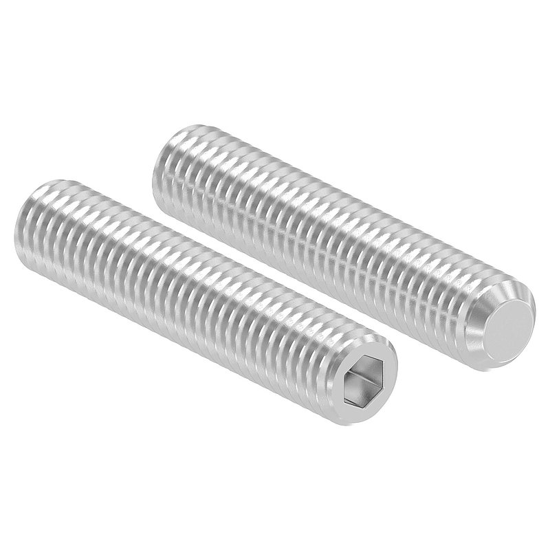 Gewindestift M8x40, V2A, DIN 913 / ISO 4026