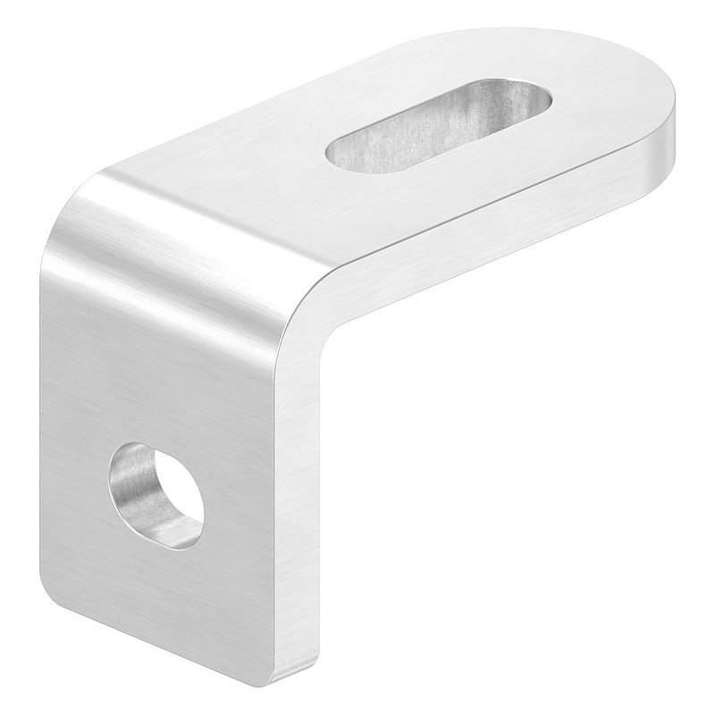 Languette pliée à souder, 60x40x30x6mm, V2A