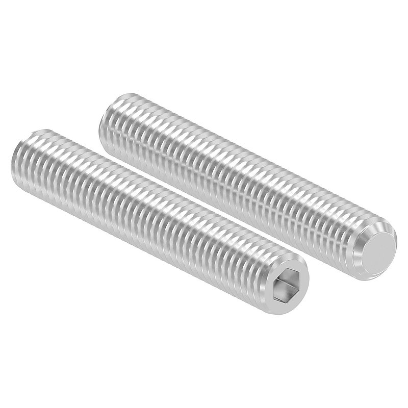 Gewindestift M10x60, V2A, DIN 913 / ISO 4026