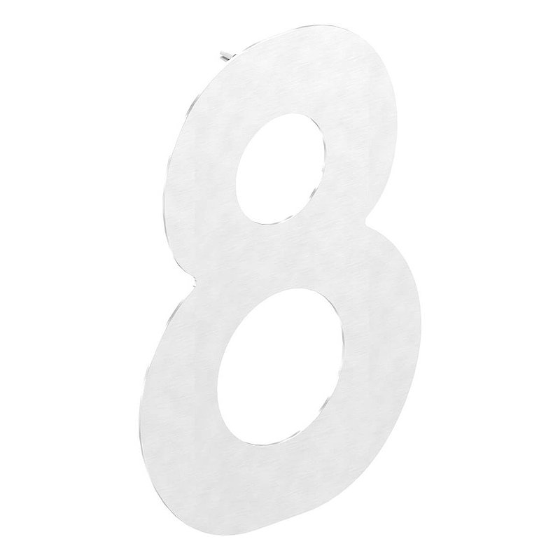 house number 8 - "large", AISI304