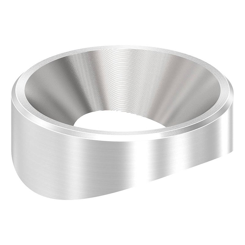 Ausgleichsstück (mit Senkung) für Rohr 42,4mm, Ø 25mm, V2A