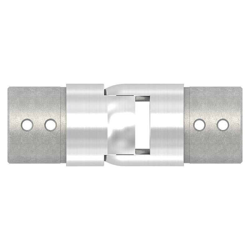 Verbinder flexibel für Nutrohr 42,4mm, V2A