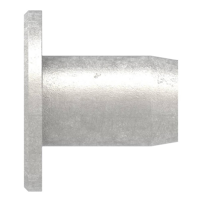 Hülsenmutter mit Flachkopf und ISK, M8, V2A