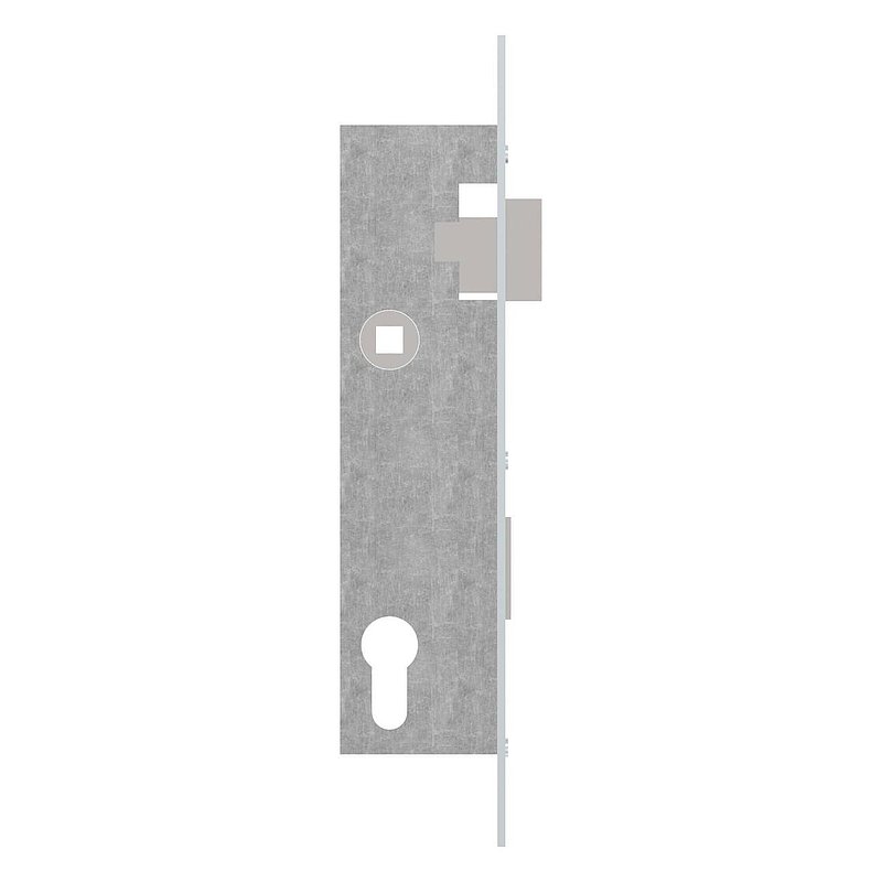 Rohrrahmenschloss verzinkt, Abstand 92 mm verzinkt, Dornmaß 35mm