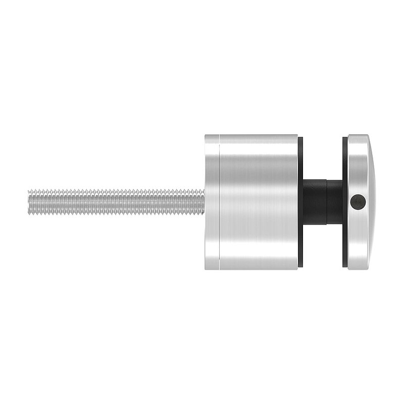 Glaspunkthalter 52mm, flach, verstellbar, V2A