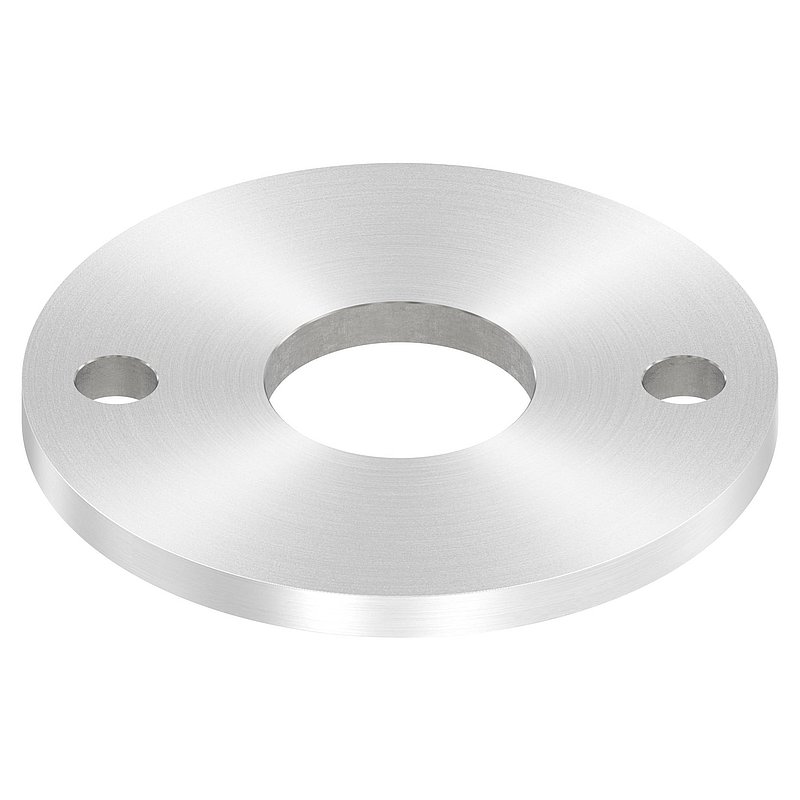 Ankerplatte Ø 120x8mm, mit Rundschliff, V2A