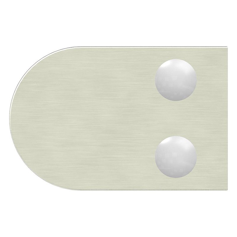 Glasklemme Mod. 38, Anschluss: 48,3mm, VA-Effekt