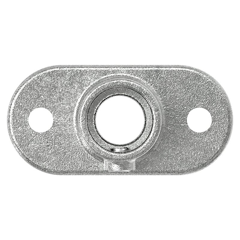 Wandhalter mit 2 Bohrungen, für Rohr Ø 33,7mm