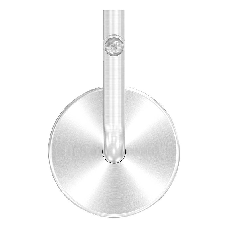 Handlaufhalter inkl. Cliprosette (Ronde und Bügel verschweißt), V2A
