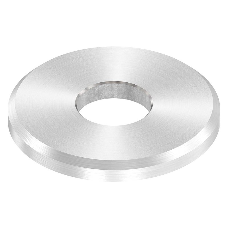 Beilagscheibe 30x3mm mit Fase, Bohrung 10,5mm, V2A
