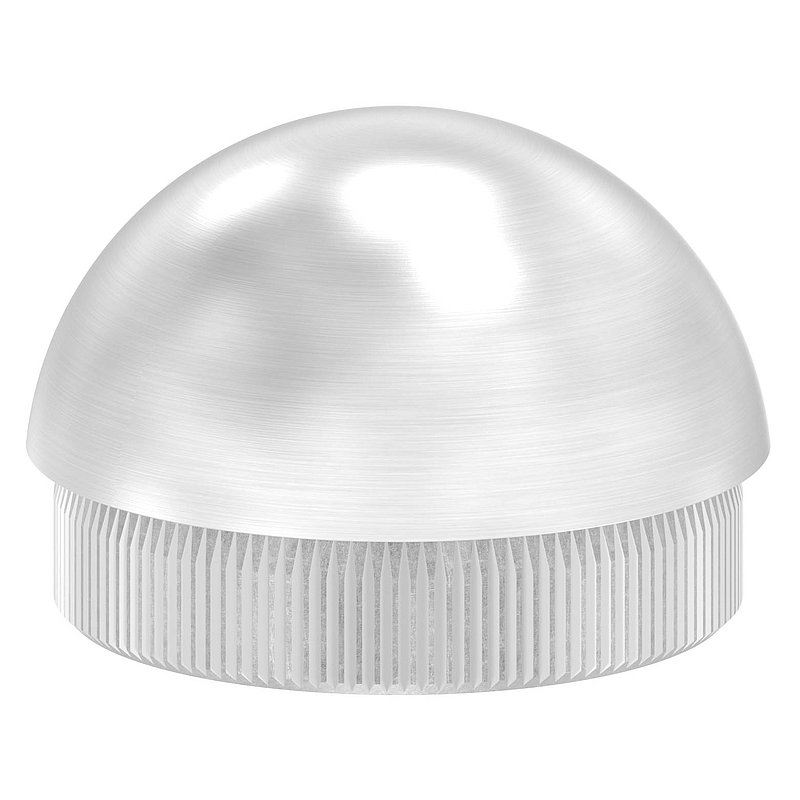 Rohrabschlussstopfen, für Rohr 48,3x2,0mm, V2A