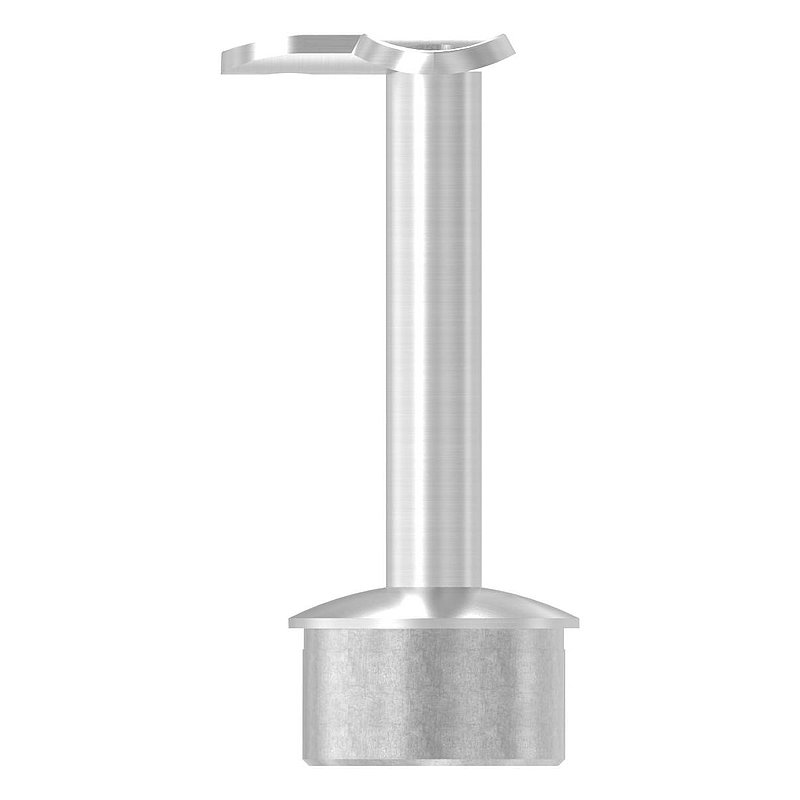 Rohrabschlussstopfen für Rohr 42,4x2,0mm, Handlaufanschlussplatte: 42,4mm, V2A