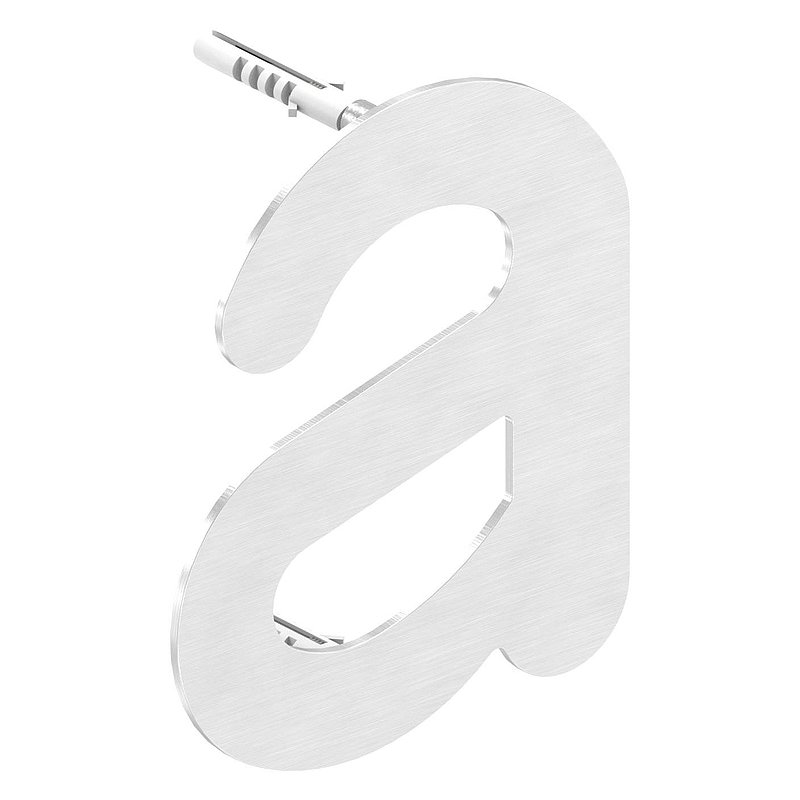 house number a - "small", AISI304