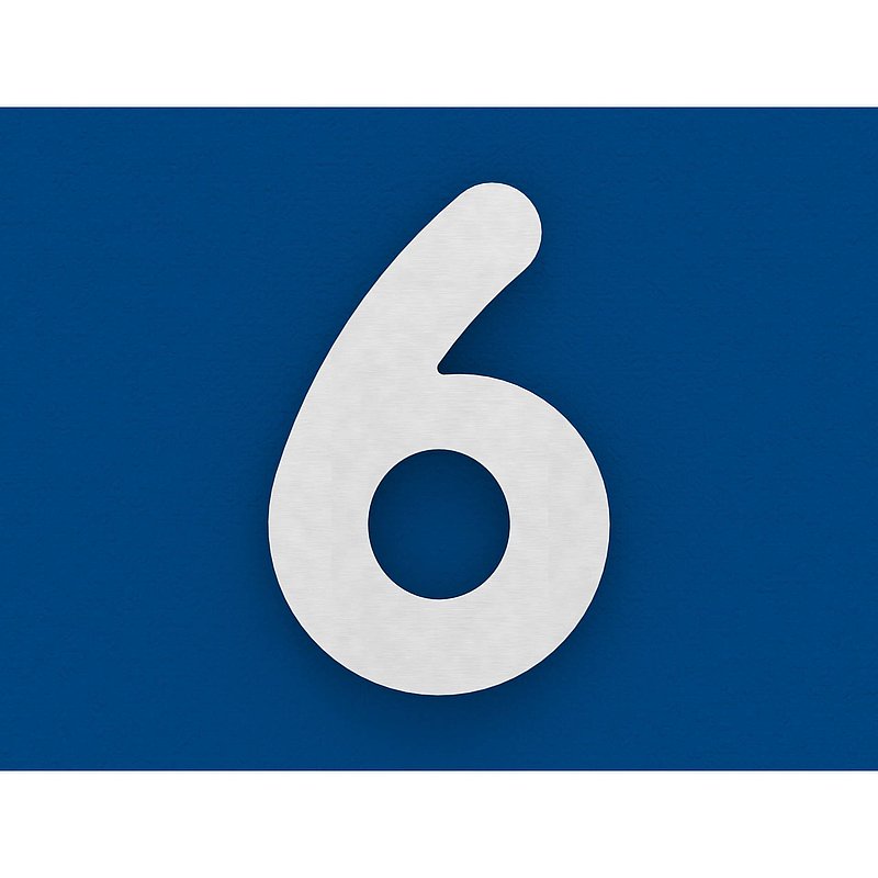 Hausnummer 6 - "groß", V2A