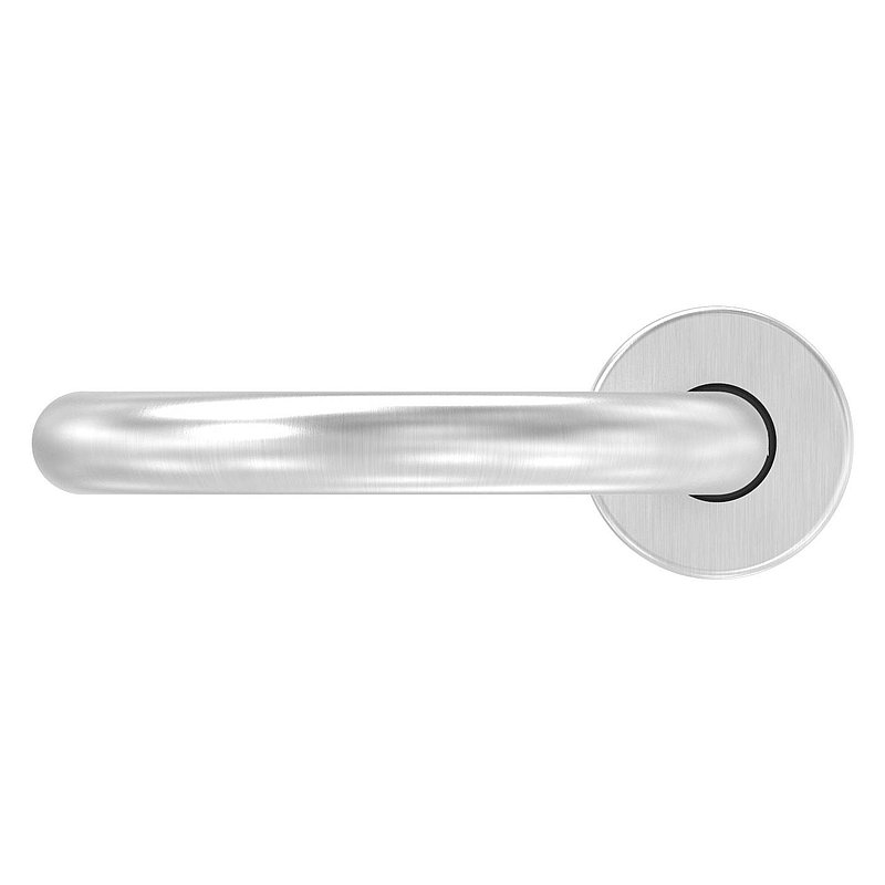 Pair of lever handles, rotatable, AISI304
