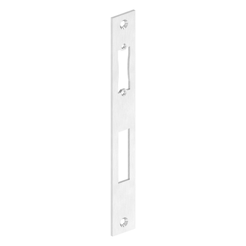 Edelstahlschließblech 242x30x3,0mm, für Abstand 92mm, V2A (1.4301)