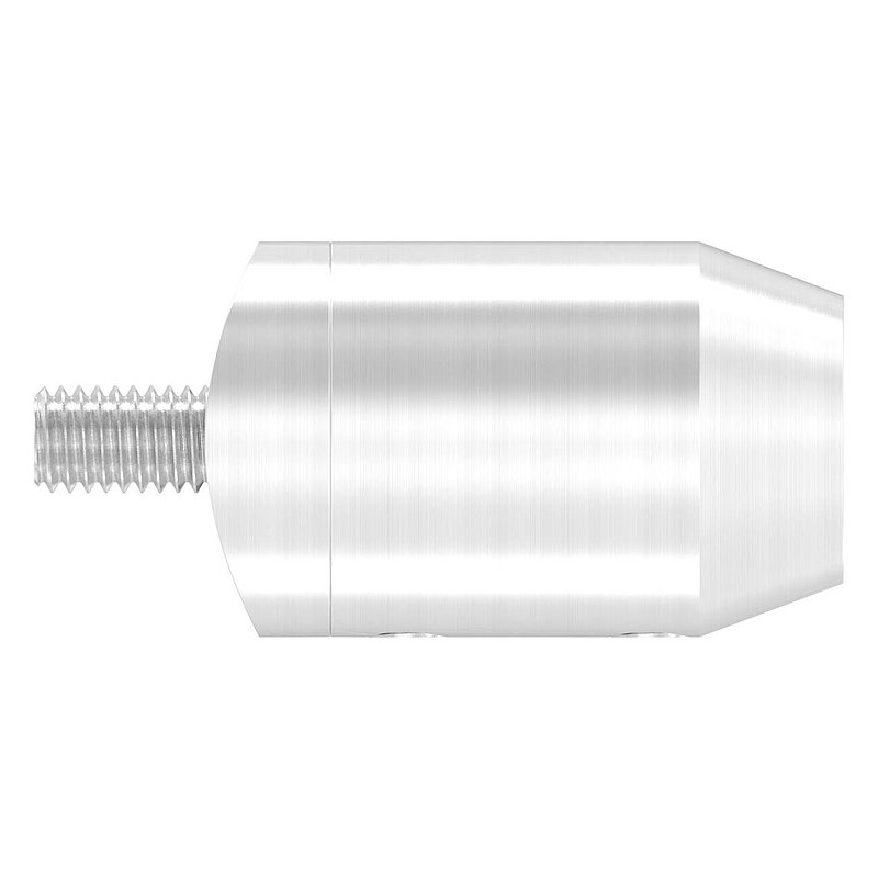 Querstabhalter (zum Stoßen vorne)für 42,4mm Rohr, Bohrung vorne 12,2mm, V2A