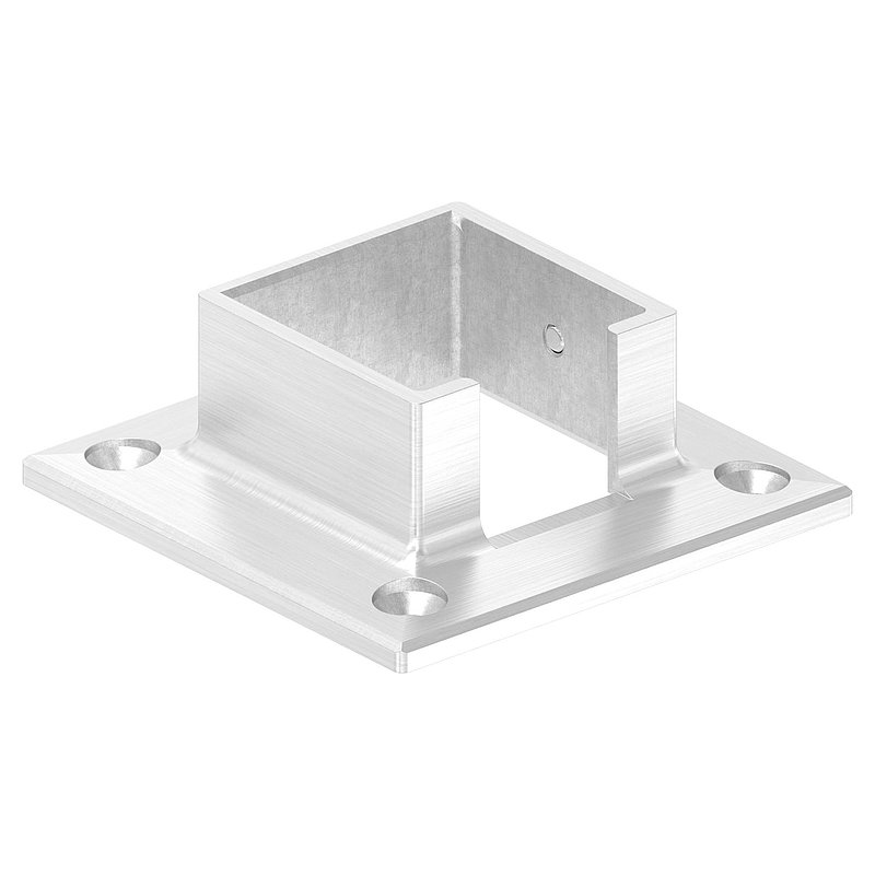 Wandbefestigung für Quadratnutrohr 40x40mm, V2A