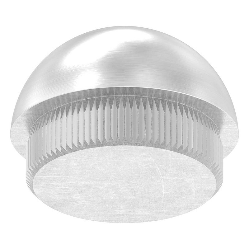Rohrabschlussstopfen, für Rohr 33,7x2,5mm, V2A