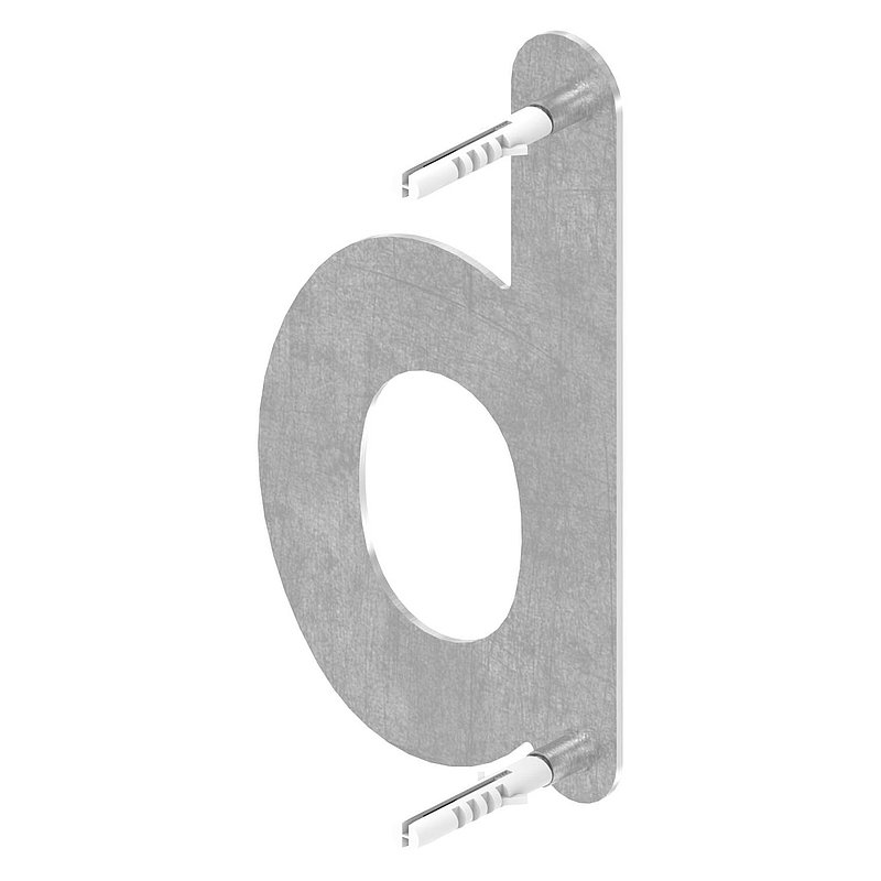 house number b - "small", AISI304