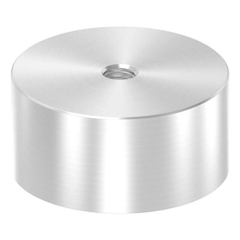 Unterteil für 62mm Glaspunkthalter, T: 30mm, mit M10, V2A