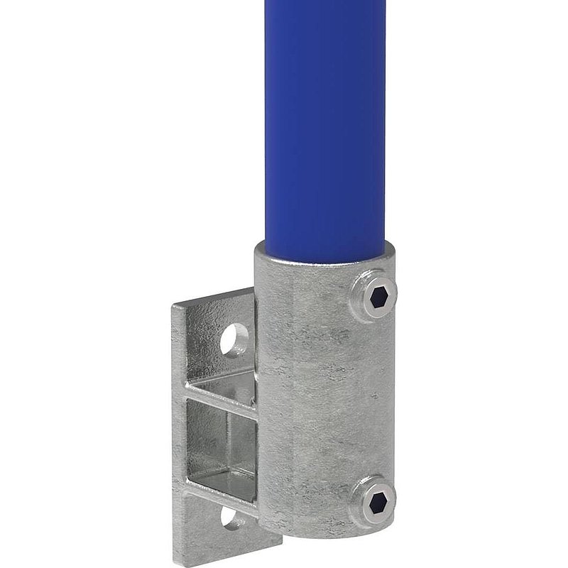Wandhalter mit 2 Bohrungen, für Rohr Ø 42,4mm
