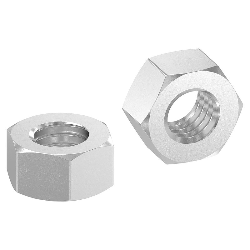 Hexagon nut M12, AISI304