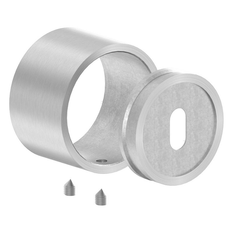 Wandbefestigung für Rohr 42,4mm, V4A