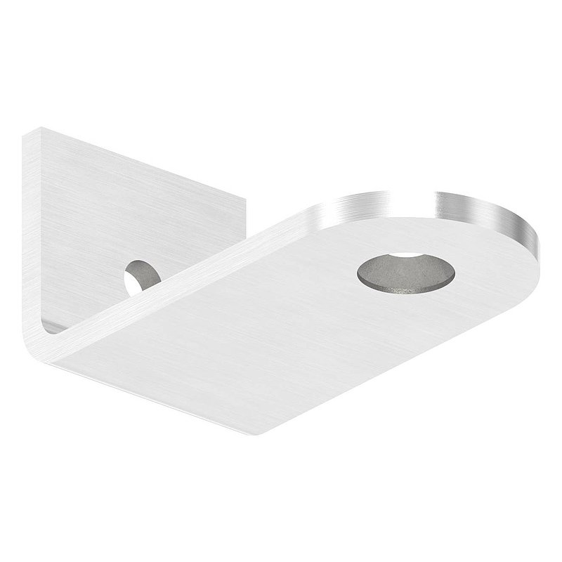 Winkellasche für Stoßgriffe für Rohr 42,4mm, V2A