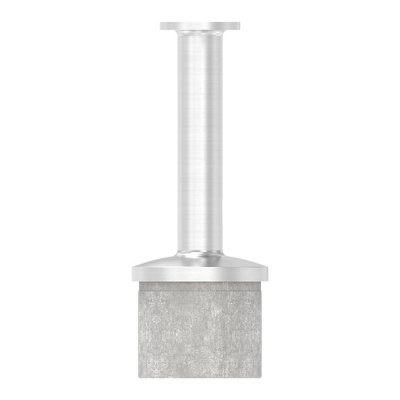 Rohrabschlussstopfen mit Stift für LED Handlauf, V4A